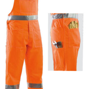 orange bib pant protective